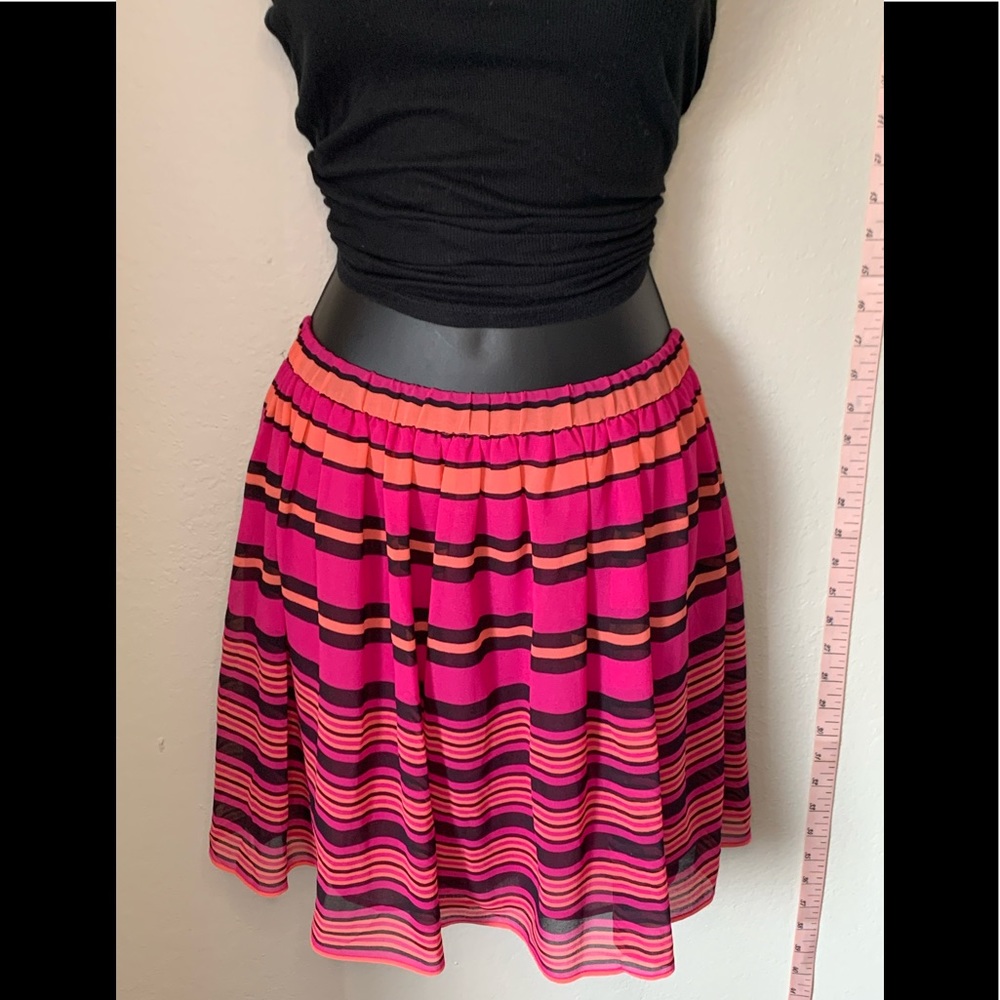 London Jean Flowy Skater Skirt